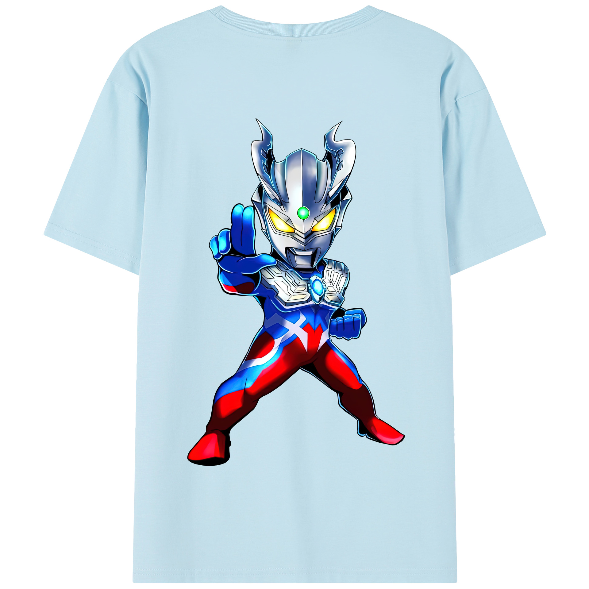 （画像用） ウルトラマン Ultraman 綿100％半袖Tシャツ（背面プリント）